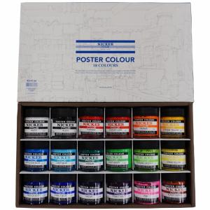 ニッカー絵具 ポスターカラー 24色セット PCT24 : アークオアシス