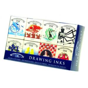 W&N ドローイングインク 8色ヘンリーコレクション 19509093