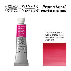 W&N PWC 5ml チューブ 479 パーマネントカーマイン Winsor&Newton プロフェッショナル ウォーターカラー 最高級透明水彩