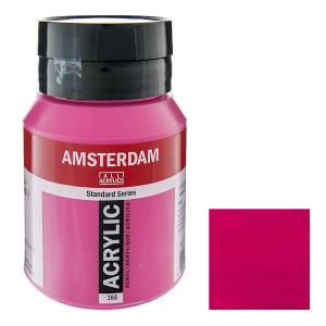 アムステルダム アクリリックカラー 500ml #366 キナクリドンローズ