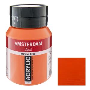 アムステルダム アクリリックカラー 500ml #311 バーミリオン