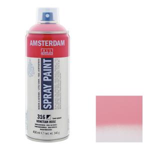 アムステルダム スプレーペイント 400ml #316 ベネシャンローズ