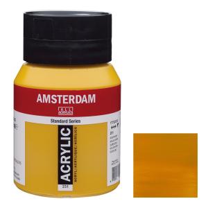 アムステルダム アクリリックカラー 500ml #231 ゴールドオーカー