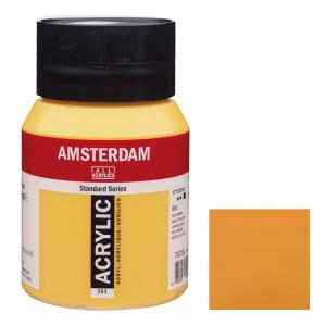 アムステルダム アクリリックカラー 500ml #253 ゴールドイエロー