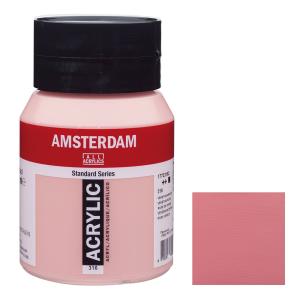 アムステルダム アクリリックカラー 500ml #316 ベネシャンローズ