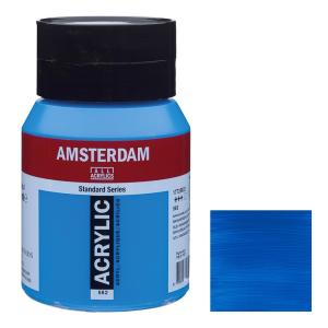 アムステルダム アクリリックカラー 500ml #582 マンガニーズブルーフタロ