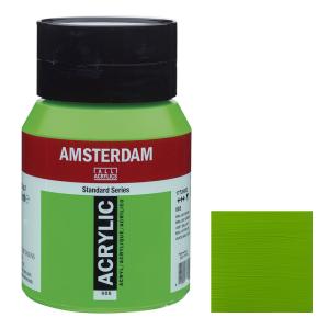 アムステルダム アクリリックカラー 500ml #605 ブリリアントグリーン