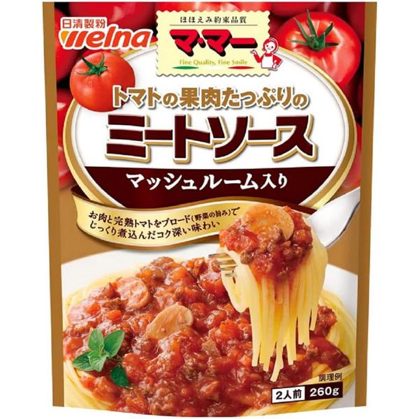 マ・マー トマトの果肉たっぷりのミートソース マッシュルーム入り 食品 アルコバレーノ(v)