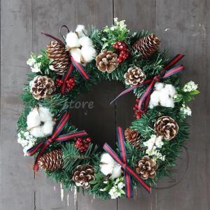 クリスマスリース クリスマス飾り付け 壁掛け飾...の詳細画像4