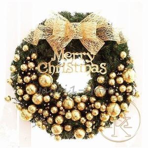 店長おすすめ クリスマスリース/ドア飾りリボン...の詳細画像2
