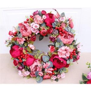 クリスマスリース 40cm ドアリース クリス...の詳細画像5
