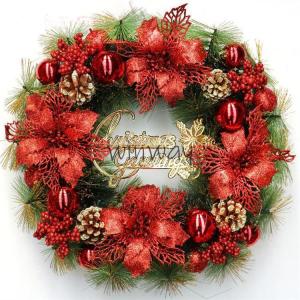クリスマスリース クリスマス飾り 花 ギフト ...の詳細画像4