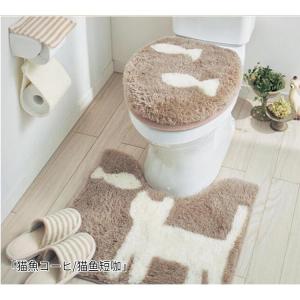 かわいい トイレマットセット トイレタリー2点...の詳細画像2