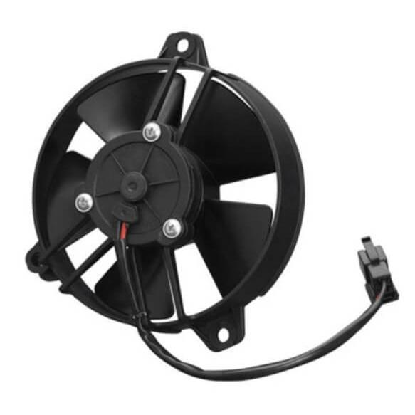 #013 SPALミニミニ電動ファン 144x57mm ファン径133mm プッシュ 12v