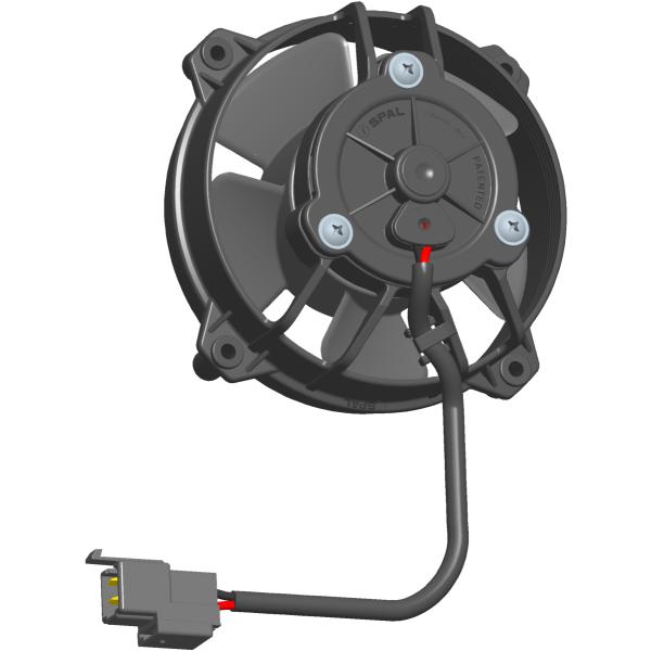 #318 SPAL EXミニ電動ファン 108x59mm ファン径95mm プル 12v