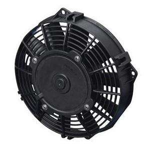 360スパル 汎用 薄型電動ファン 269x284x52mm ファン径256mm プル 12v