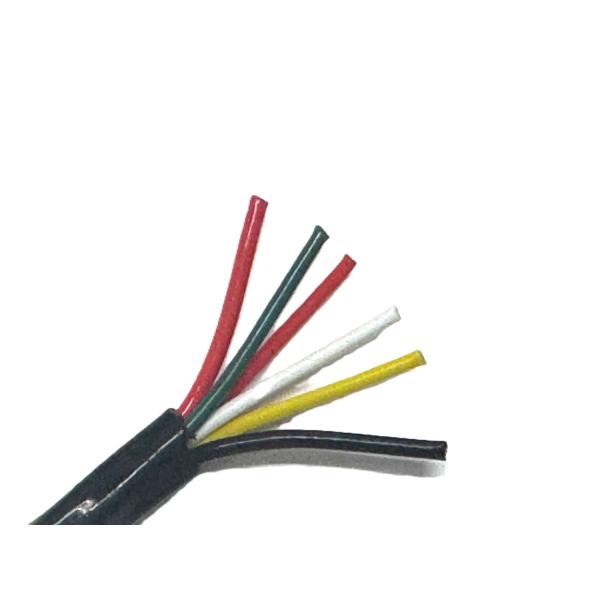 KTD 6MH0.5/0.75 R/W/Y/G/R/B (ETFE) 1m〜6芯0.5/0.75モー...