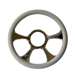 N-Style ステアリング バックスキン仕様 セミディープ 320mm径 GoodGun