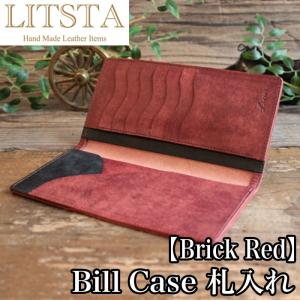 LITSTA リティスタ Coin Wallet 3 BrickRed ブリックレッド