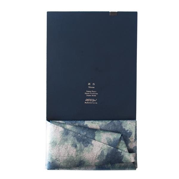 所作 shosa ロングウォレットFloral Navy フローラル（表）×ネイビー（内側） | L...
