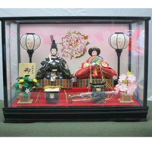 【展示品大廉売】親王ケース飾り黒つやあり121の商品画像