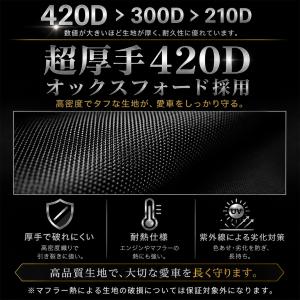 【整備士推奨】バイクカバー 厚手 420D 防...の詳細画像4