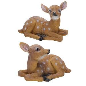frenma 【????????? ????】 Sika Deer Model, Sika Deer Statue, Garden Sculpture Patio for Garden Community