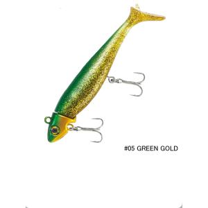 アルファタックル クレイジー ジグヘッドスイマー 23g グリーンゴールド