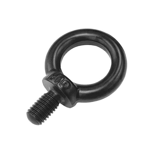 アイボルト 黒塗装 ネジ径M10 取寄品 浅野金属工業 AK17003