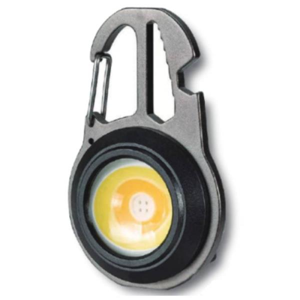 充電式COBカラビナライト丸型 取寄品 EIGERTOOL(アイガーツール) ECL-1