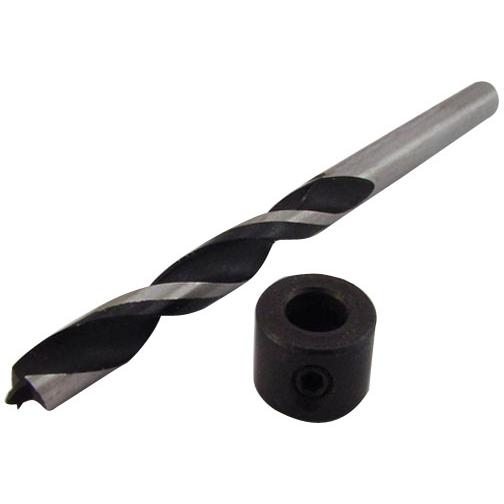 ストッパー付 木工用ドリル 径6×6mm軸 ※取寄品 サンフレックス W-1406