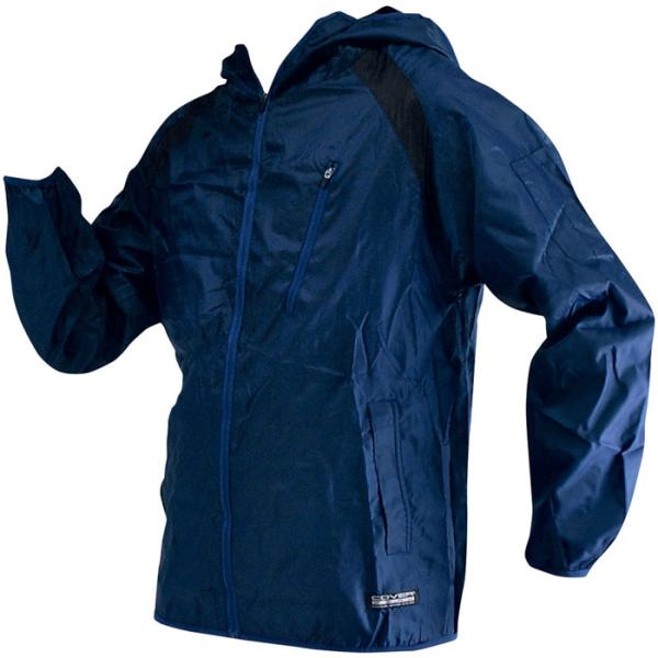 レインウェアポリリップフルジップ ネイビー 3L 取寄品 COVER WORK F862