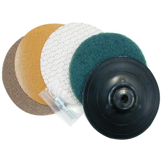 125mmマジックタッチバックパット 六角軸 ※取寄品 サンフレックス No.4380H