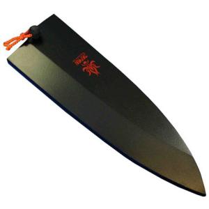 源兼正 Mシリーズ 全鋼 口金付 黒合板柄 洋出刃 全長445×刃渡300mm 関