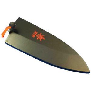 兼常作 AUS-10シリーズ モリブデン鋼 口金付黒合板柄 ペティ 全長235