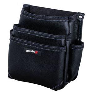 KAWATEC2(カワテック2) 電工用腰袋3段(ブラック) プロスター KW-23B