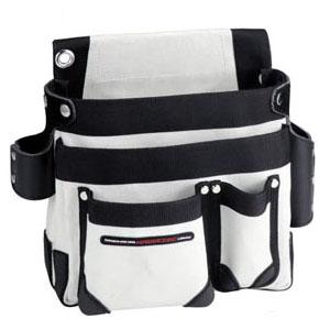 KAWATEC(カワテック)新戦組 小路労 棟梁型工具差付釘袋(ホワイト) プロスター KW-701...