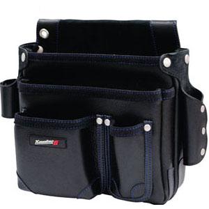 KAWATEC2(カワテック2) 棟梁型工具差付釘袋(ブラック) プロスター KW-721B