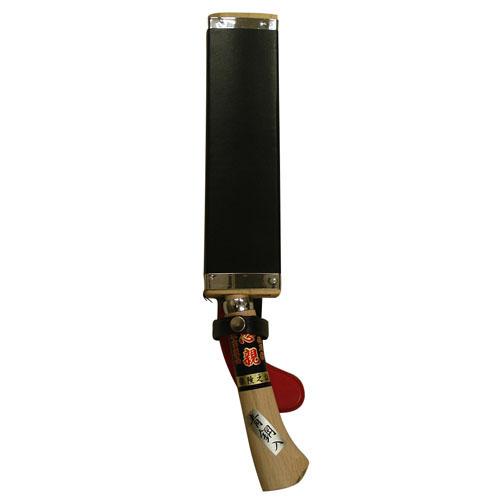 土佐刃物 忠親 本職用鉈鋸(なたのこ) 2丁差し 鞘付 (両刃鉈 180mm 細巾 ＆ 剪定鋸 21...