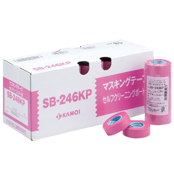 セルフクリーニングボード用 マスキングテープ 24mm×18m 50巻 取寄品 カモイ カモ井 SB...