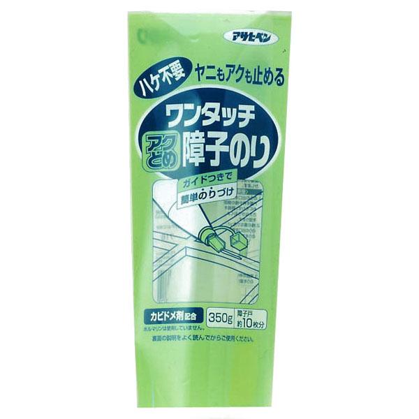 ワンタッチ ヤニ・アク止め障子のり 350g ※取寄品 アサヒペン 716