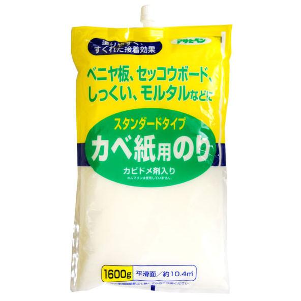 スタンダードタイプカベ紙用のり 1600g ※取寄品 アサヒペン 765