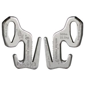 フィギュア9 29.17mm×37.56mm×3.00mm アルミシルバー NITEIZE(ナイトア...