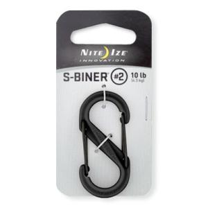 エスビナープラスチック 52mm×25mm×6mm BG/ブラック NITEIZE(ナイトアイズ) ...