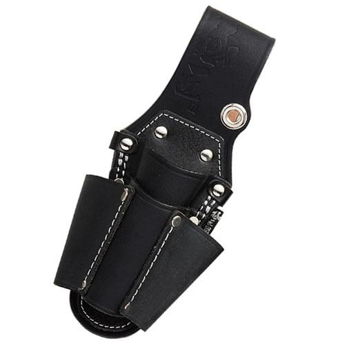 極匠 黒革 ペンチ 2段 ドライバー差し ベストツール GK-2DPD