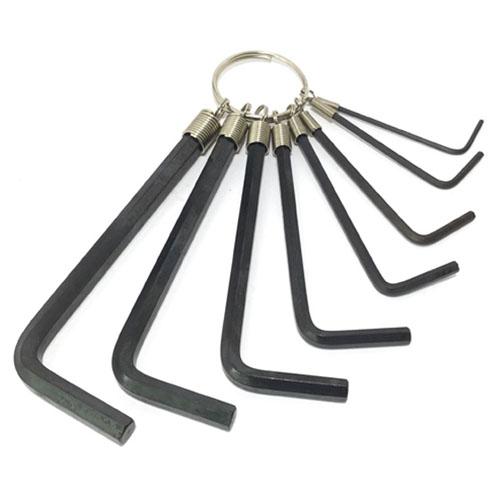 マルビー 8PC.リング付6角棒レンチインチサイズ ベストツール HKR-018