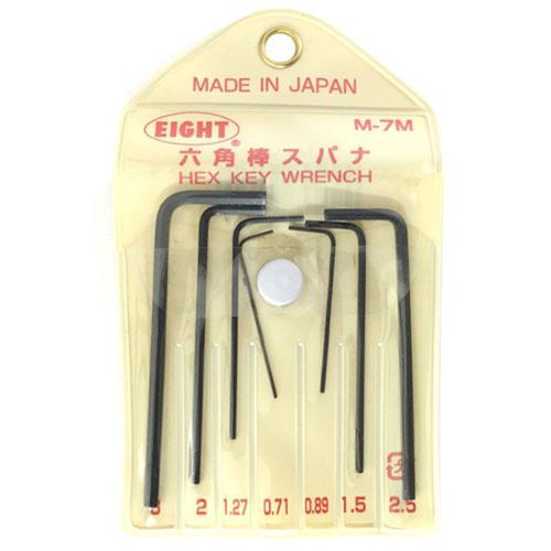 マルビー 7PC. 6角棒レンチマイクロサイズ ベストツール HKV-007