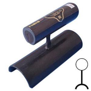 中首 内丸ラオ面引鏝 本焼 長さ120mm×径36mm 黒柄 受注生産品 カクマン(本職用) 736