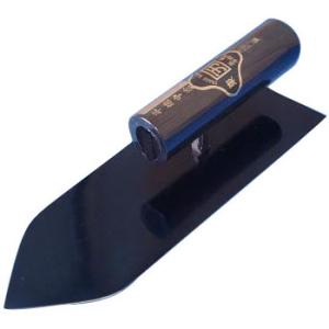 中塗鏝 本焼 225mm 黒柄 受注生産品 カクマン(本職用) 2