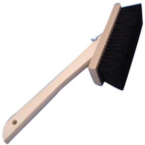 左官ブラシ 黒馬毛 柄付 6行 2丁掛 イノウエ IS-1541